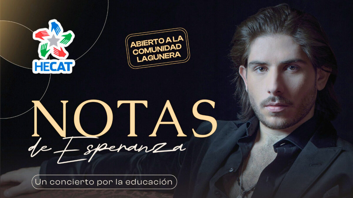 Este marzo, Notas de Esperanza, un concierto por la educación, llenará de gala a La Laguna, con la presentación de Mario Rojas y la Camerata de Coahuila.