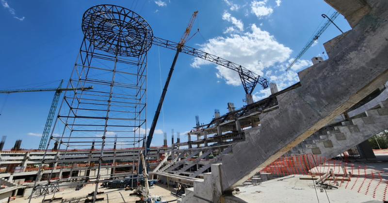 Arena Guadalajara Construcción 2024 avance de obras