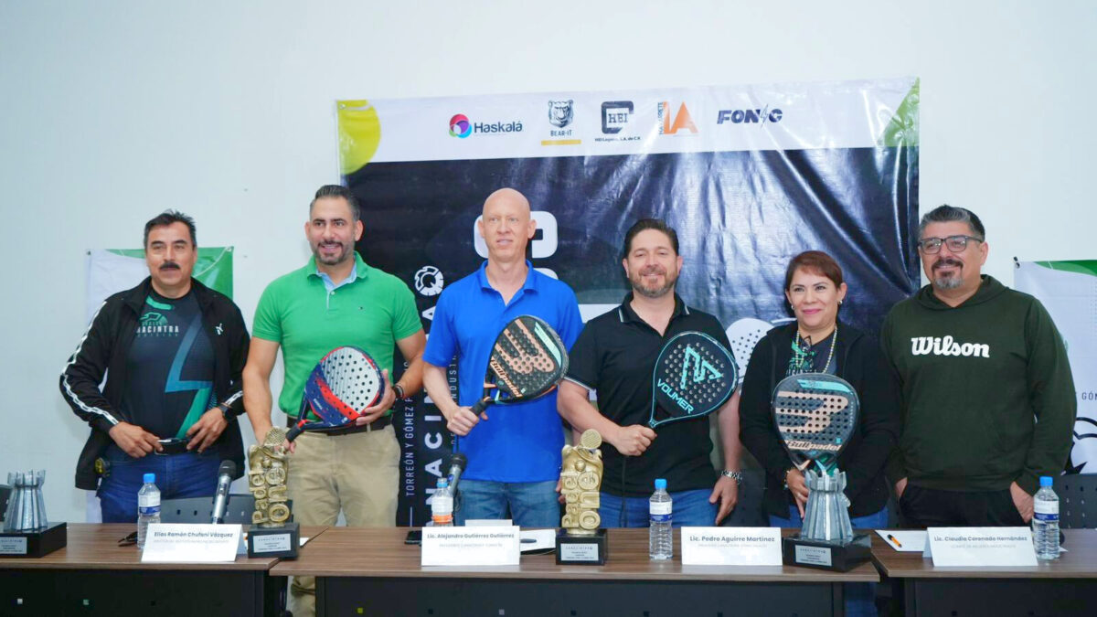 El próximo sábado 13 de abril, se llevará a cabo el Torneo de Business Pádel de Canacintra Laguna.