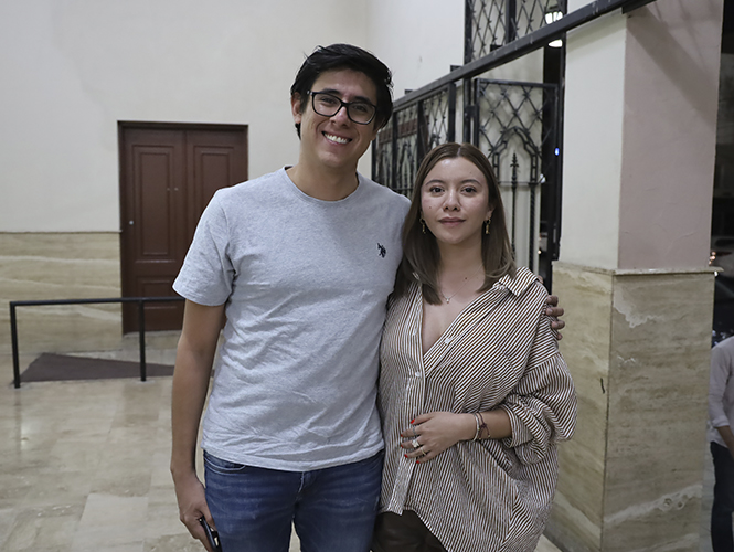 Miguel Martínez y Lilia Acosta.