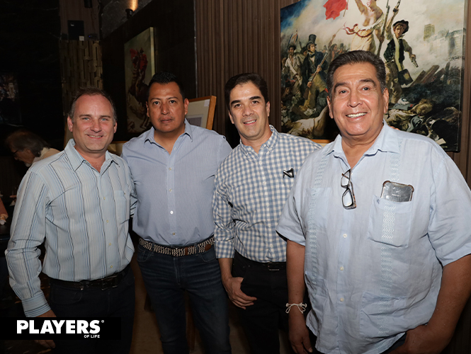 David González, Leo Hernández, Humberto Lizárraga y José Luis Orozco.