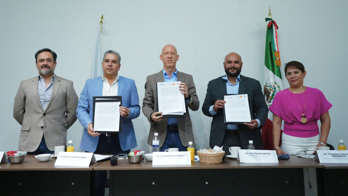 Este miércoles, se firmó un convenio entre CANACINTRA Torreón e ICATEC, con el que se fortalecerá la capacitación y el desarrollo de competencias laborales.
