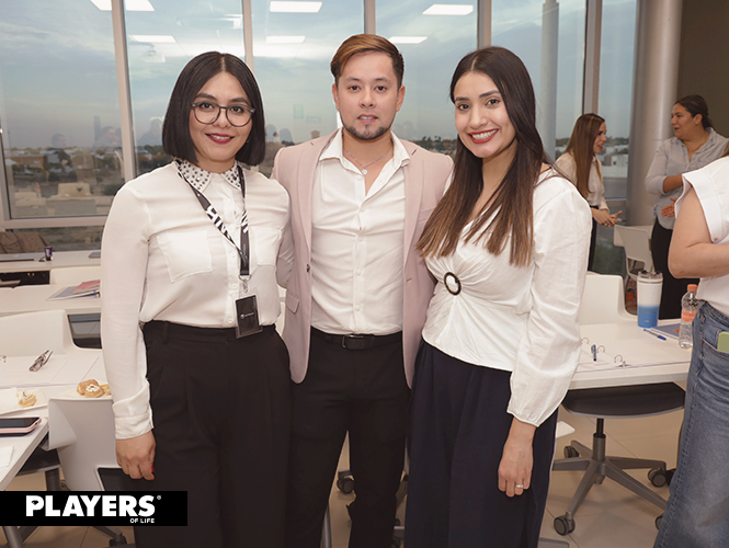 América Perales, Ricardo Campos Marlene Montes.