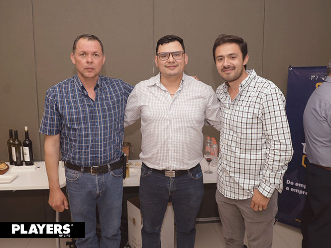 Felipe Gallegos, José Luis de Ávila y Gustavo García.