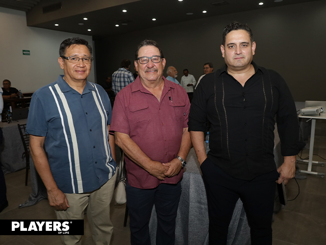 Martín Adame, Jorge Cepeda y Jorge Reyes.