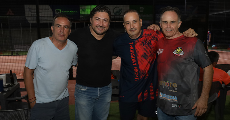 Carlos Ramírez, Kike del Villar, Ismael Cepeda y Paco Arjona.