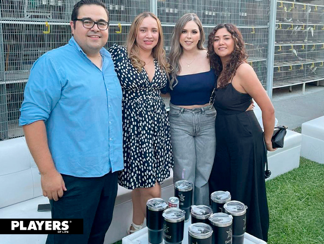 Carlos Daniel Fernández, Pamela Agüero, Érika Delgado y Perla Ortiz.