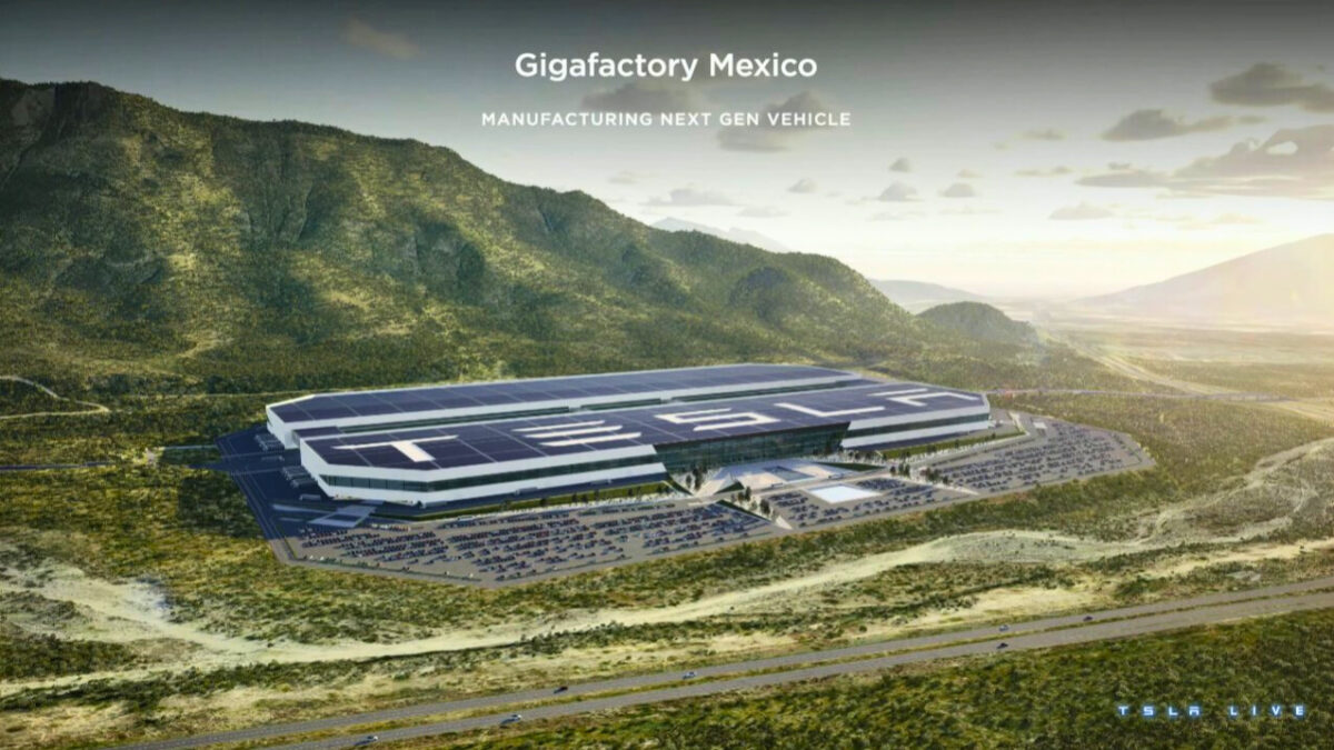 Gigafactory de Tesla en Nuevo León.