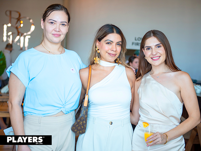 Darely Martínez, Cecilia González e Ivonne Sánchez.