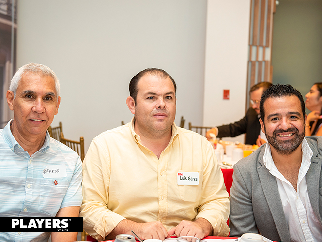 Gerardo Treviño, Luis Garza y Richo Castañeda.