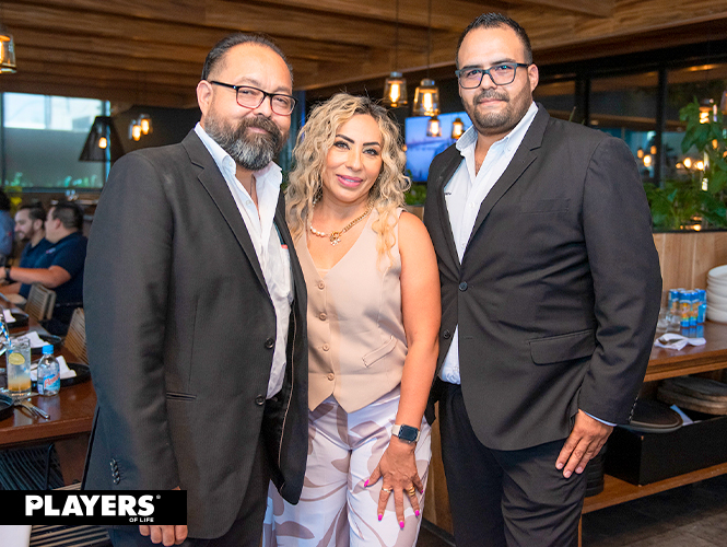 José Antonio Veyna, Oralia Isaís y José Armando Gaucín.