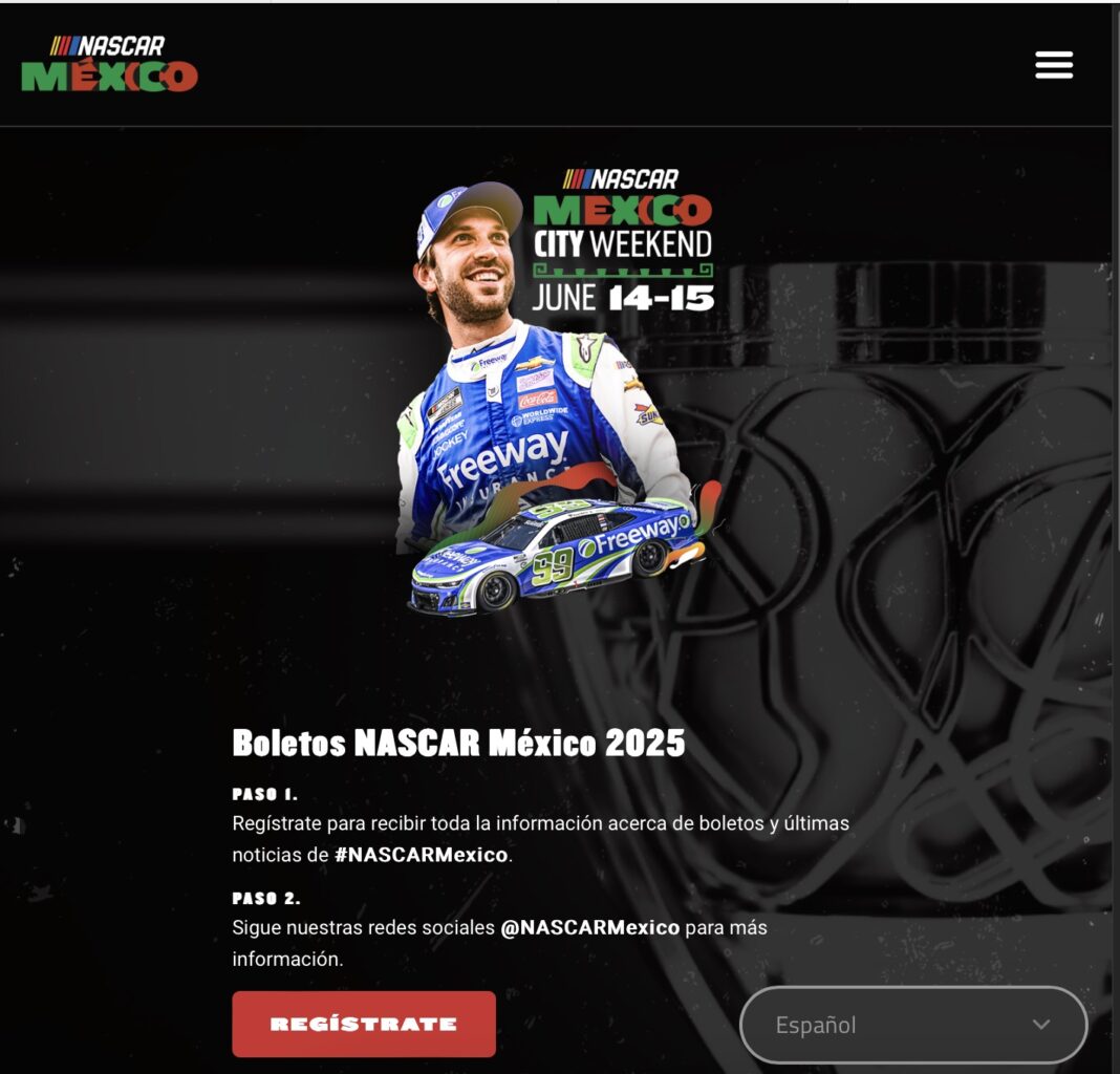 Conoce cómo adquirir tus boletos para NASCAR México 2025