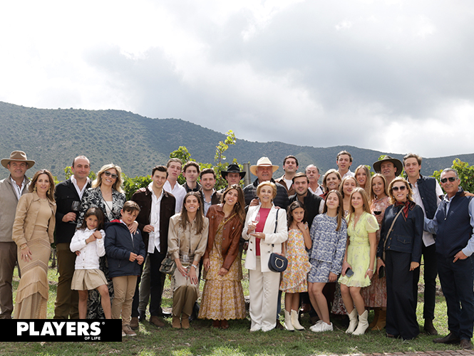 Familia Mendel en la Novena Vendimia de Viñedos Don Leo.