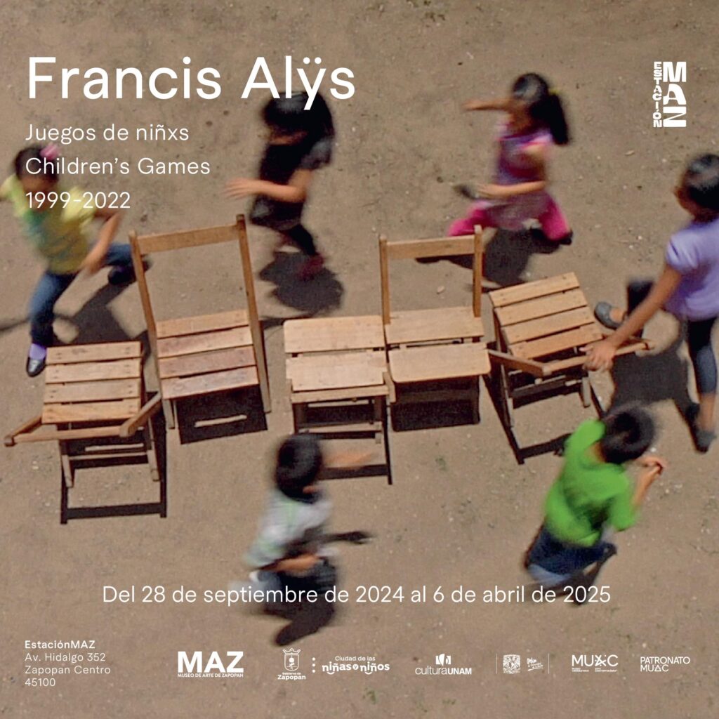 Exposición Juegos de niñxsde Francis Alÿs en museo zapopan