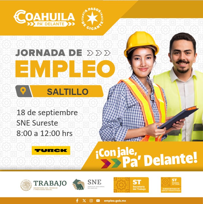 Turck México abre vacantes de empleo en Saltillo