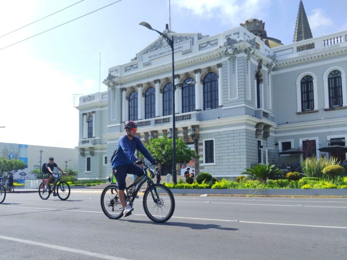 recorrido y horario de la vía recreactiva en Guadalajara