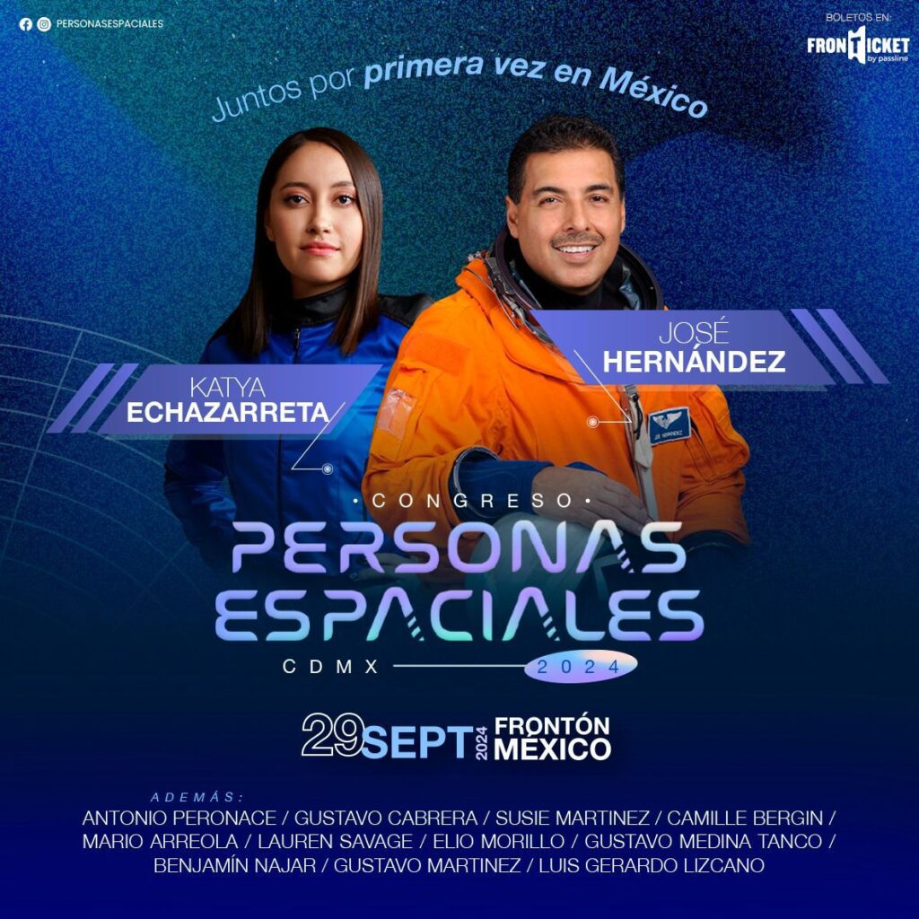 Primer Congreso Aeroespacial en México con Katya Echazarreta