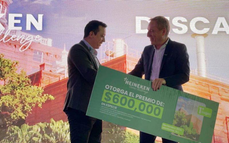 Entrega de reconocimientos del Heinken Green Challenge