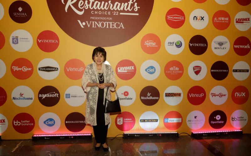 Lulú Pedraza en el Player's Restaurants Choice 2022