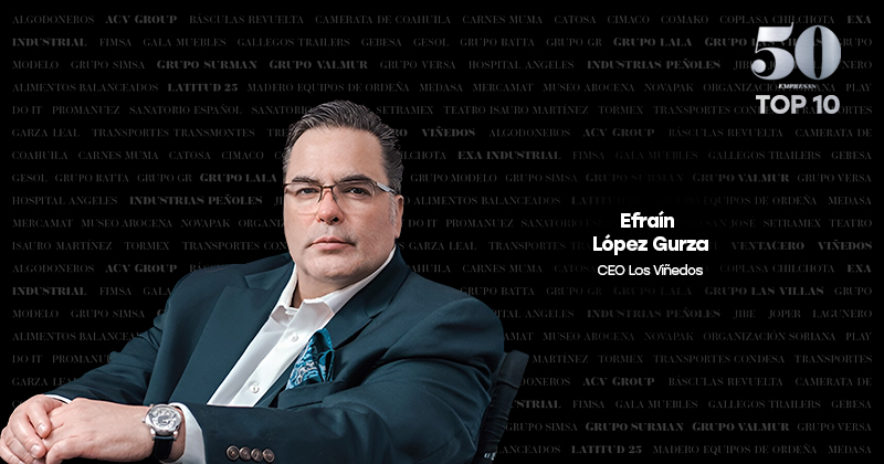 Efraín López Gurza/CEO Los Viñedos