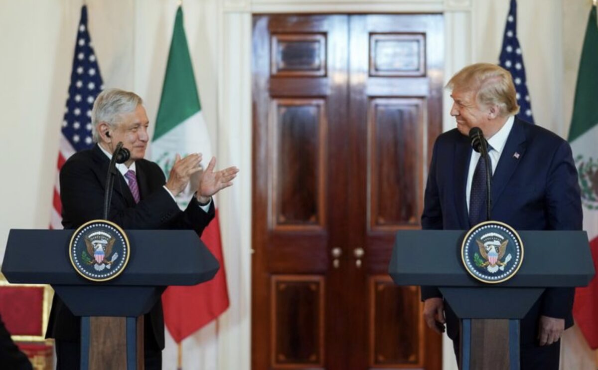 El expresidente AMLO y Donald Trump mantuvieron una relación cordial, antes de las nuevas amenazas