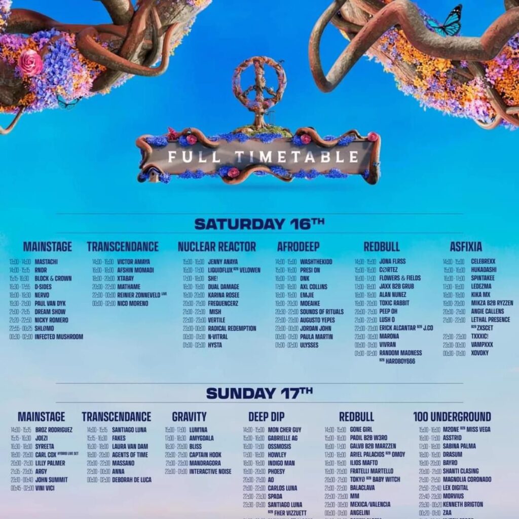 Dreamfields Guadalajara 2024 Horarios y line up