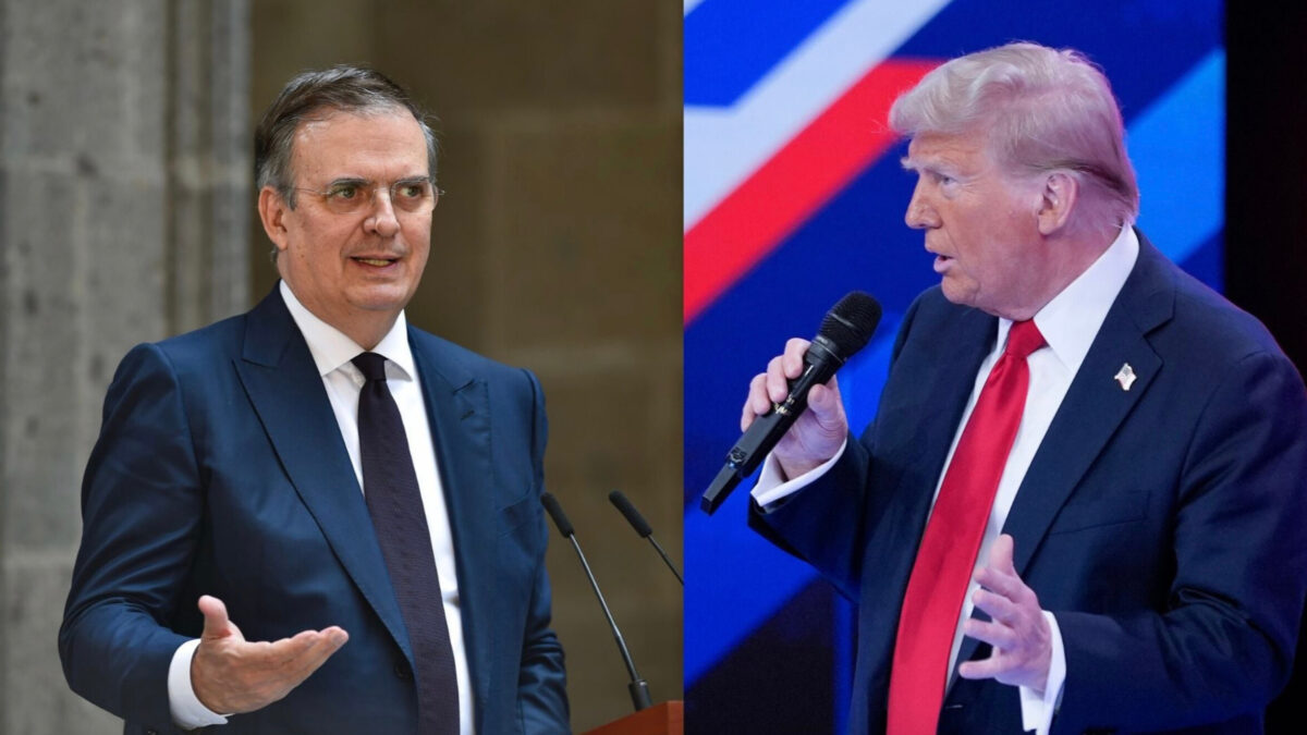 Marcelo Ebrard responde amagos de Donald Trump