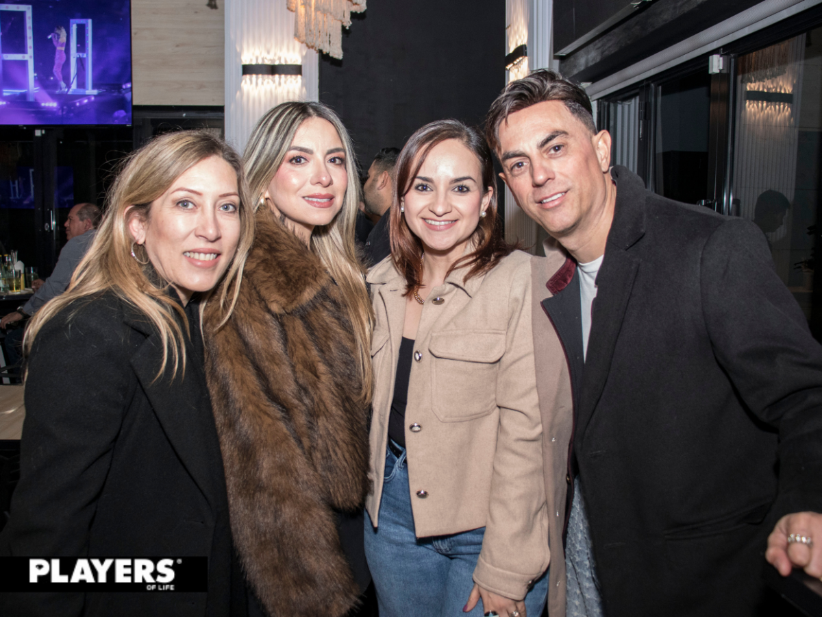 Verónica Garza Gris Villarreal, Isabel Aldaz y Emmanuel Arzola