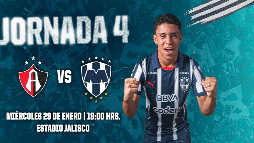 Atlas y Monterrey buscarán en la jornada 4 del Clausura 2025 su primera victoria del torneo. (Foto: Rayados)