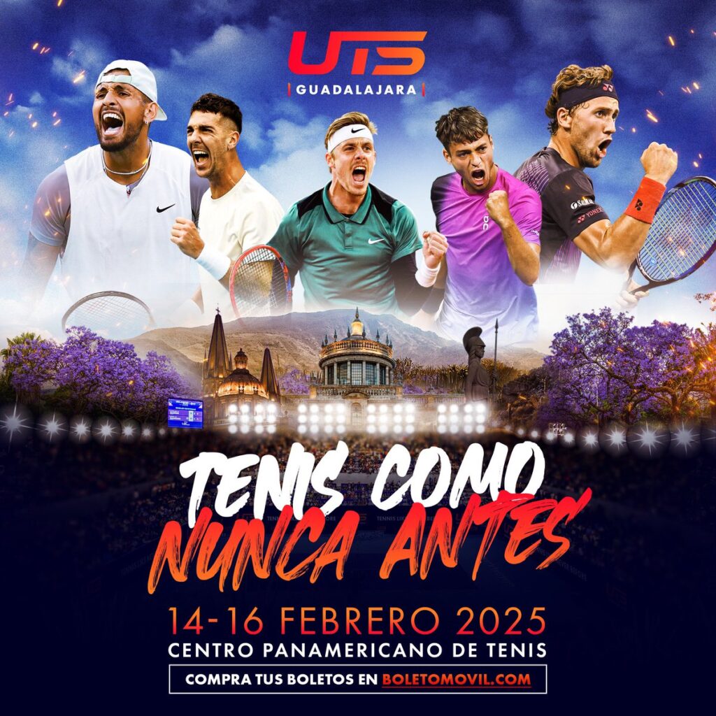 Ya están disponibles los boletos para el máximo evento del tenis en Zapopan