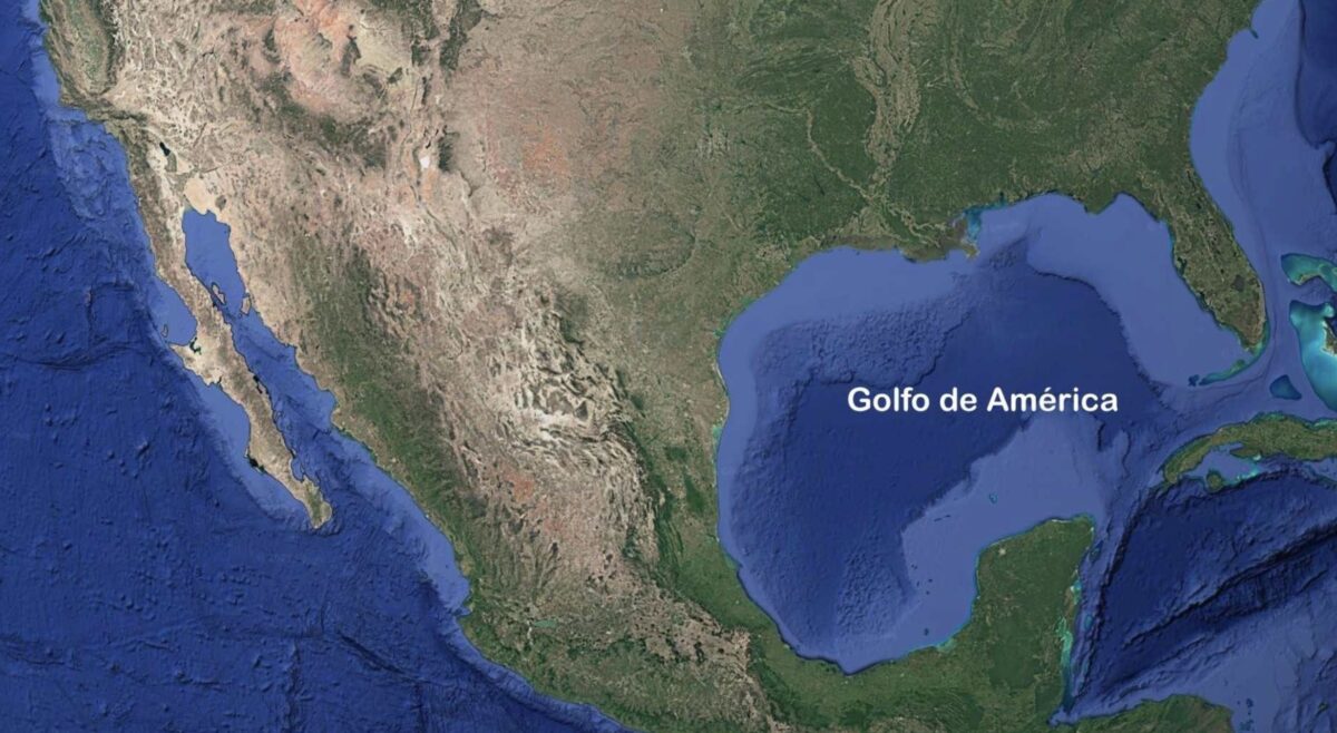 El nombre de Golfo de América solo es oficial en EU, aunque Apple y Google aún no lo adoptan