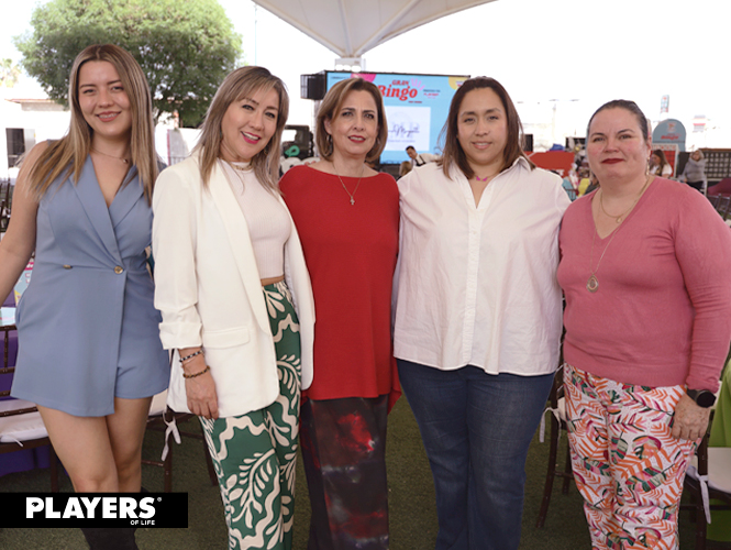 Argelia, Olga, Gloria, Karina y Pamela.