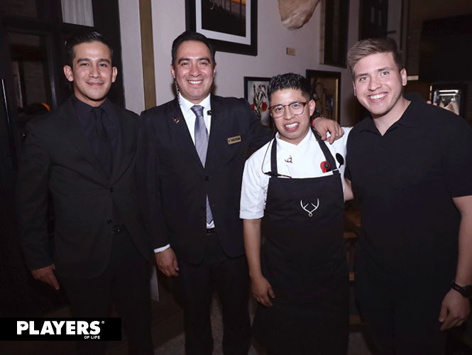 Gerardo Montiel, Víctor Rodríguez, Adrián Mora y David Martínez.