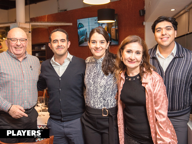 Jorge Espejel, Luis Becerra, Nury Murra, Cristina Cueto y Guillermo Alcántar.