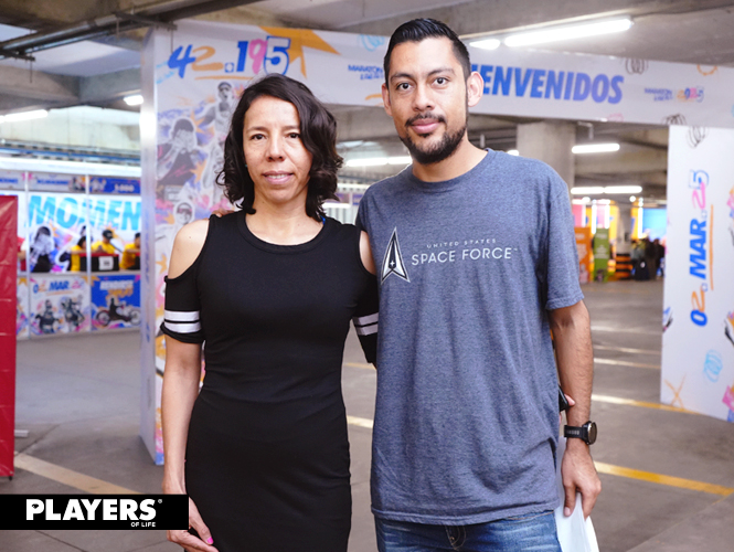 Maribel Navarro y Ricardo González.