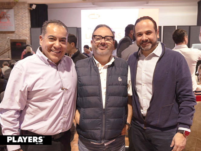 Memo Martínez, Nacho Herrera y Lalo Carmona.