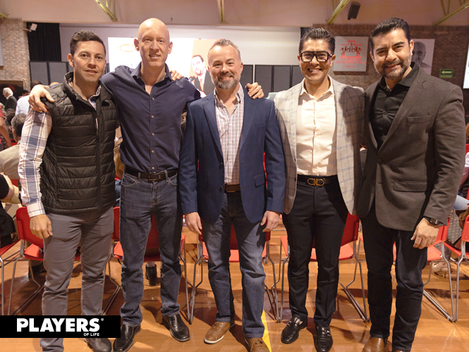 René, Alejandro Gutiérrez, Jaime Salum, Omar Puentes e Iván Lavín.