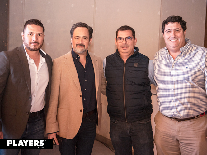 Ricardo Plata, José Luis Benítez, Jorge Jiménez y Carlos Jáuregui.