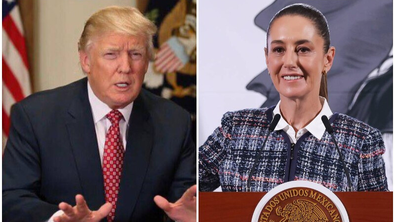 Claudia Sheinbaum mantiene las negociaciones abiertas con Donald Trump.