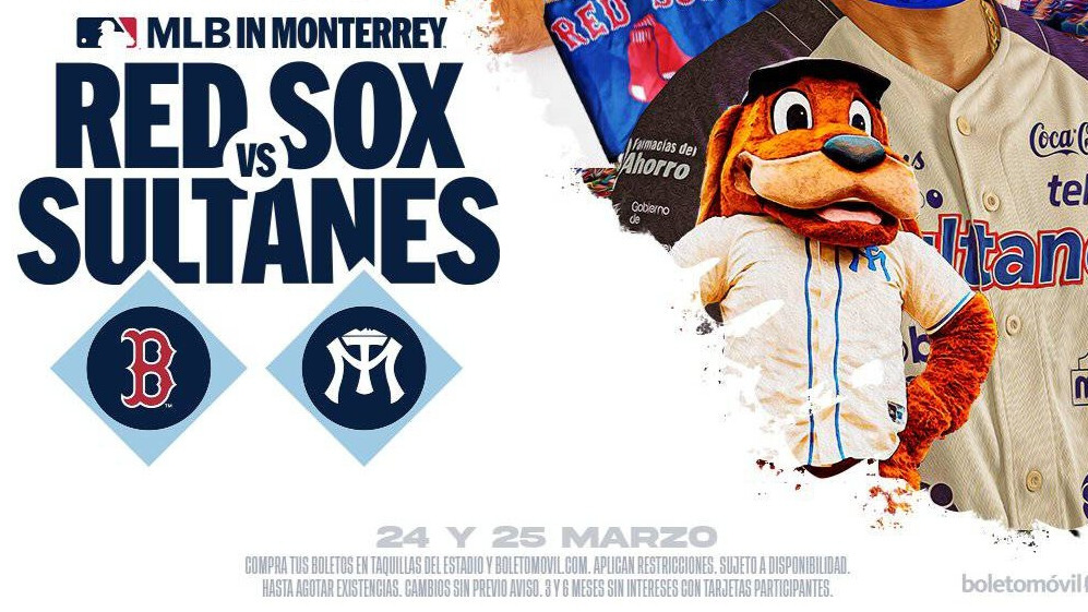 Este será el tercer juego de Sultanes de Monterrey contra un representante de la MLB. (Foto: Sultanes)