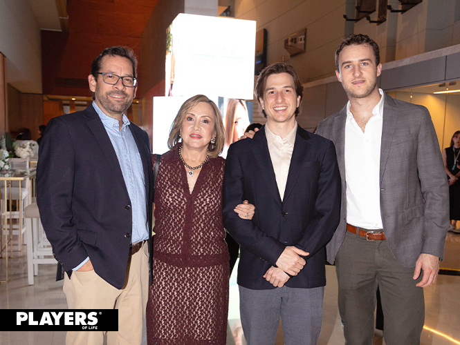 Rosendo Quintanilla, María Clariond, Mauricio de la Garza y Bernardo Chávez