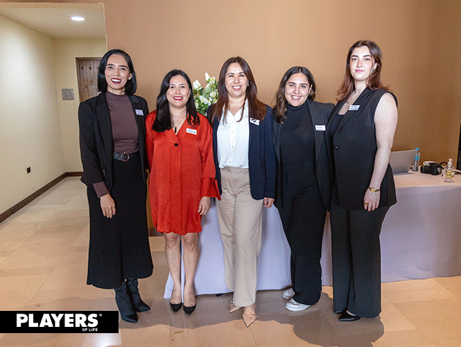 Susana Hernández, Abigaíl Peláez, Gabriela Puente, Montserrat del Prado y Valeria Treviño