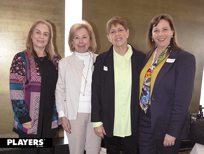 Carla Jaime de Padilla, Chachis de la Garza, Martha González y Sara Zambrano