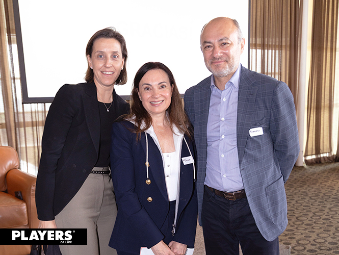 Federica Ruiz, Mónica Contreras y Roberto García