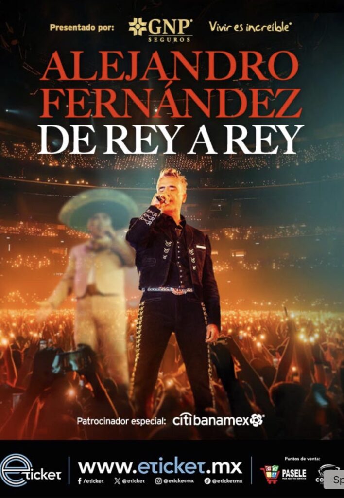 Descubre si aún hay boletos disponibles para el concierto de Alejandro Fernández en Torreón