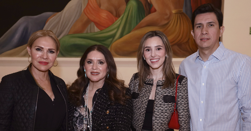 Susana Islas, Lucy Cuesta, Sofía González y Alejandro Islas.