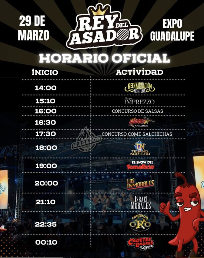 ¿Qué hacer en Monterrey este fin de semana? Cartelera del Rey del Asador en la Expo Guadalupe