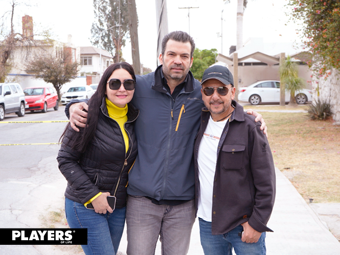 Claudia Leal, Miguel Ramos y Nito Lozoya.