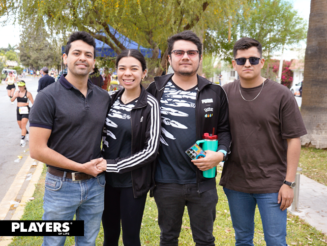 Daniel González, Ana Laura Morales, José Luis Rivera y Gerardo González.