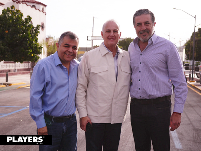 Eduardo Olmos, Román Cepeda y Antonio Sacra.